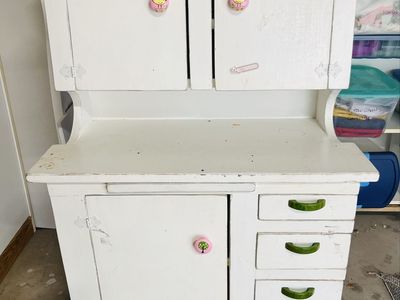 Antique Toy Wooden Kitchen - Handmade