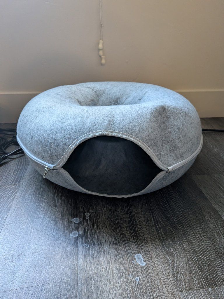 Cat Hide Donut Toy