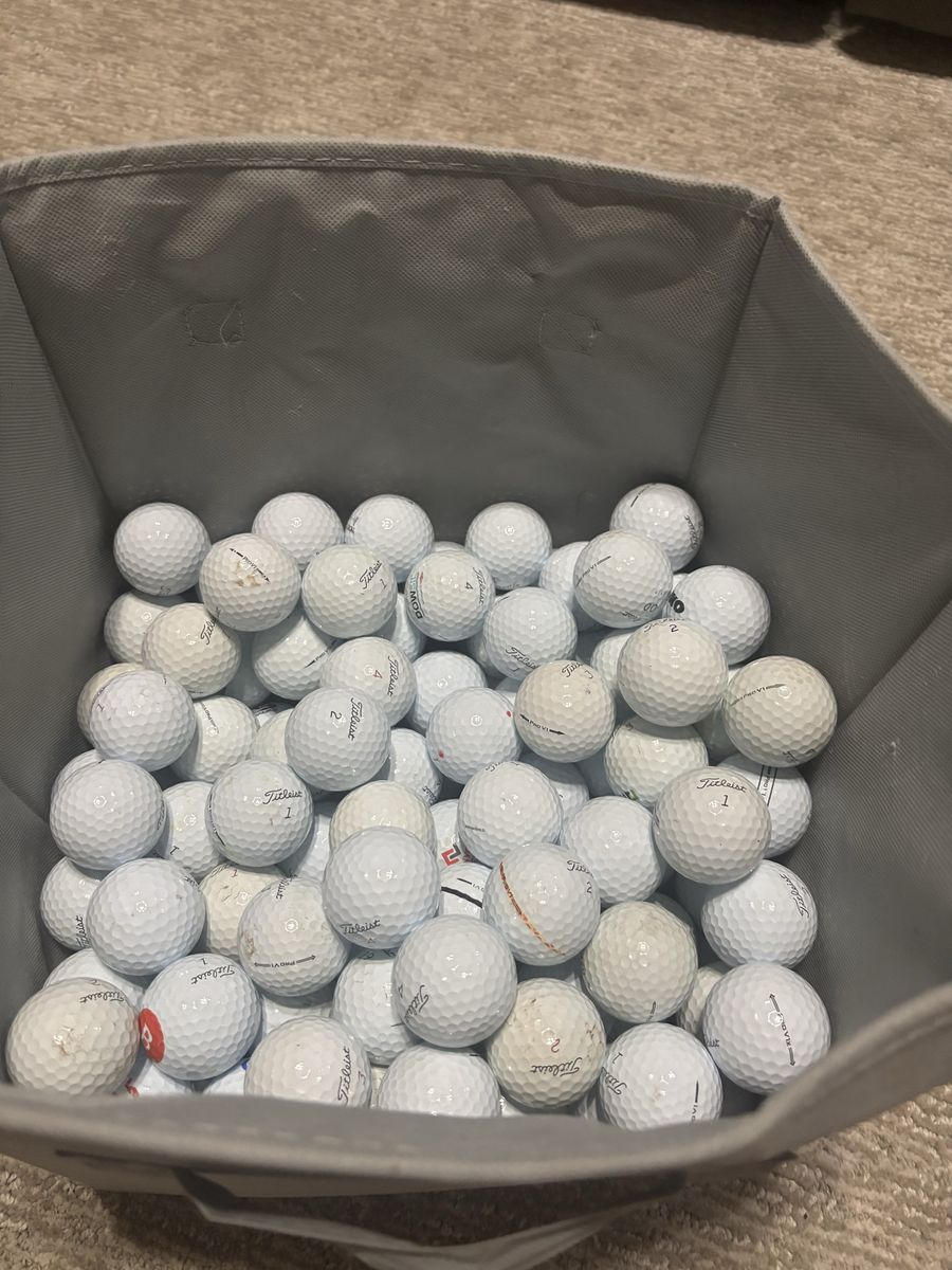 130 titles pro V1 golf balls