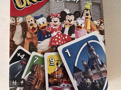 UNO Disney Parks Card Game in Collectible Tin - Disney Characters, Ages 7+