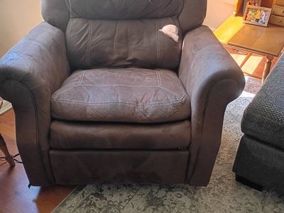 Brown recliner