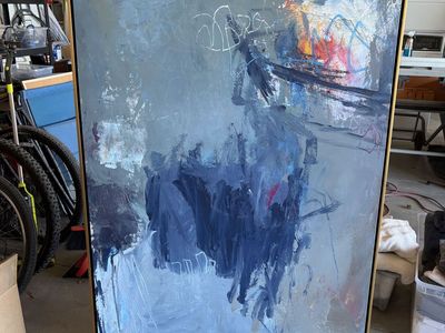 Canvas Art with Gold Frame