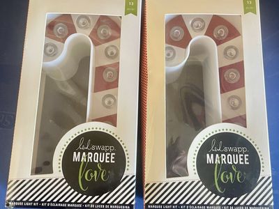 New! Heidi Swapp Marquee Love Light Kits - Candy Cane & Snowflake Shapes