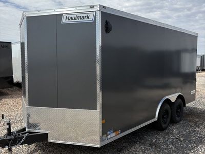 8.5x16 Haulmark Transport Enclosed Cargo Trailer - 7'0" Interior - 10K GVWR - .080 PolyCor, Dovetail