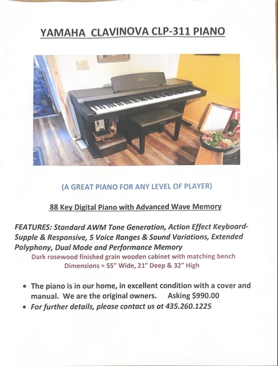 Yamaha Clavinova CLP-311 Piano