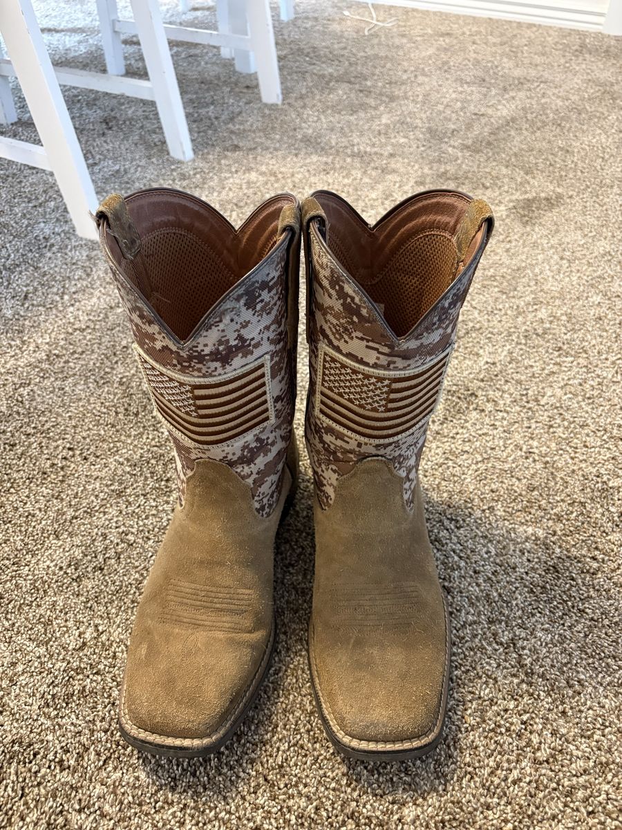 Ariat Sport Patriot Western Boot Size 9D