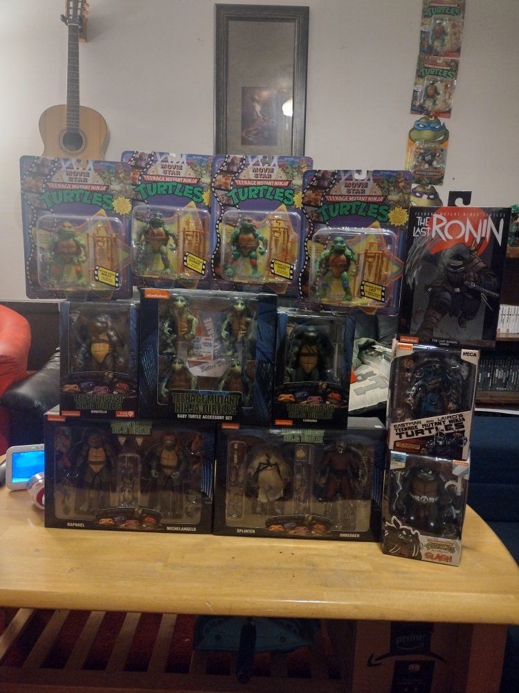 NECA/PLAYMATE TMNT bundle set CIB