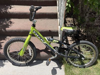 Trek Jet 16-Inch Kids Bicycle - Green & Black