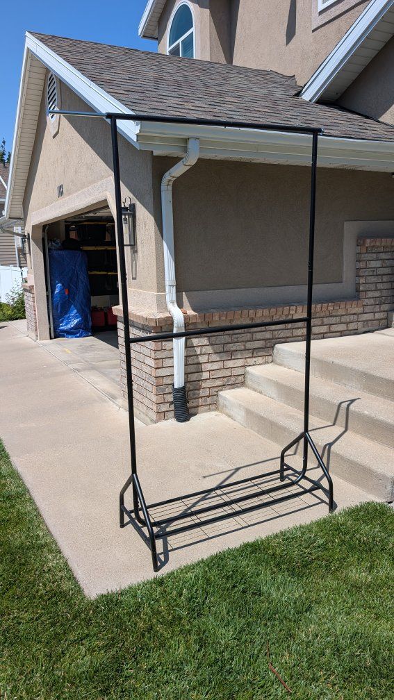 Double Rod Heavy Duty Clothing Rack