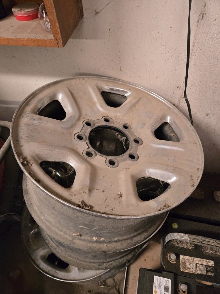 Set of 8-Lug Truck Wheels / Rims. fit Ram 2500 truck.