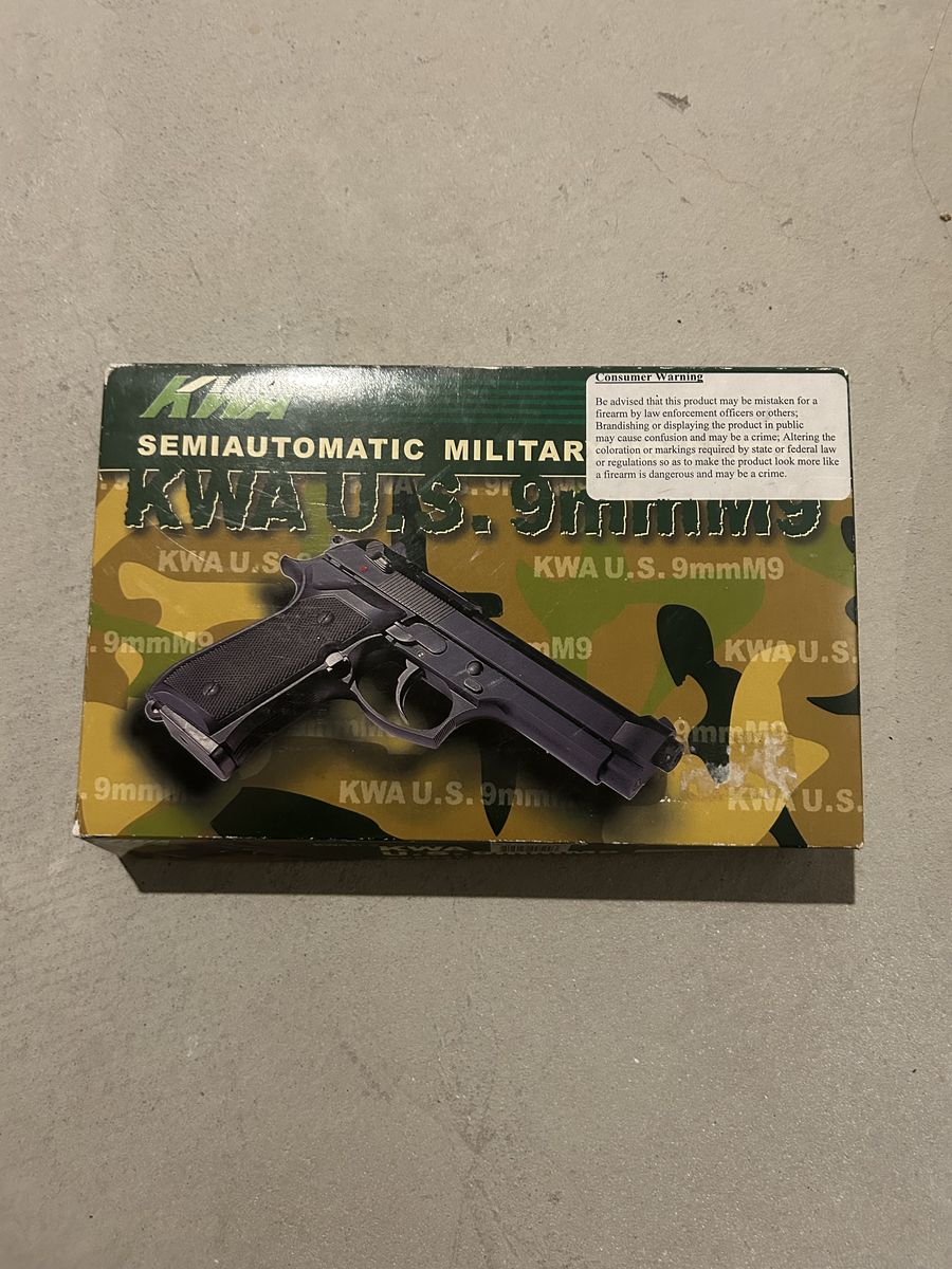 KWA U.S. 9mm M9 Gas Blowback (GBB) Airsoft Pistol