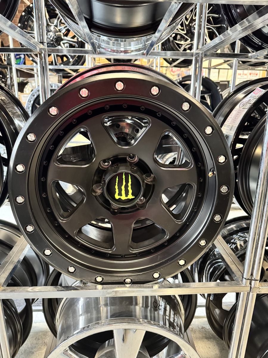 Black Monster Off-Road Wheel 18x9 lug pattern 6x135