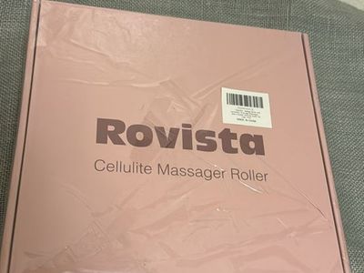 Rovista Cellulite Massager Roller - Pink & White Detachable Design