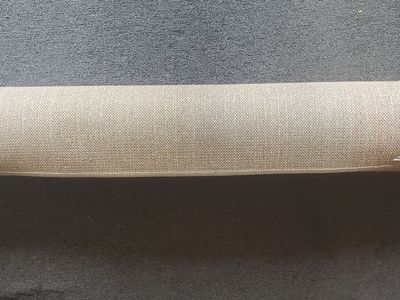 Tan Rolled Carpet Piece - Versatile Flooring or Craft Material 5 x 8ft