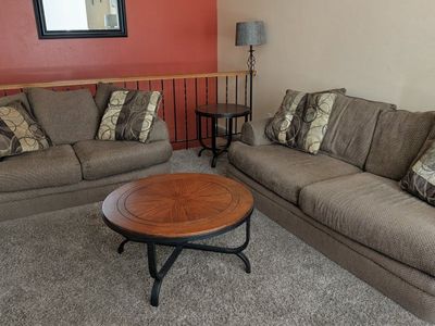 Brown Sofa and Loveseat Set