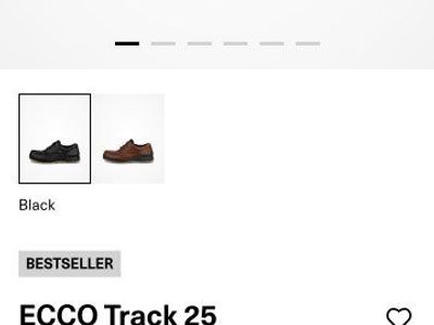ECCO Track 25 Men's Leather Gore-Tex Shoes Black US 10 / EU 44 Waterproof