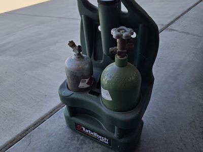 Mini oxy acetylene bottles