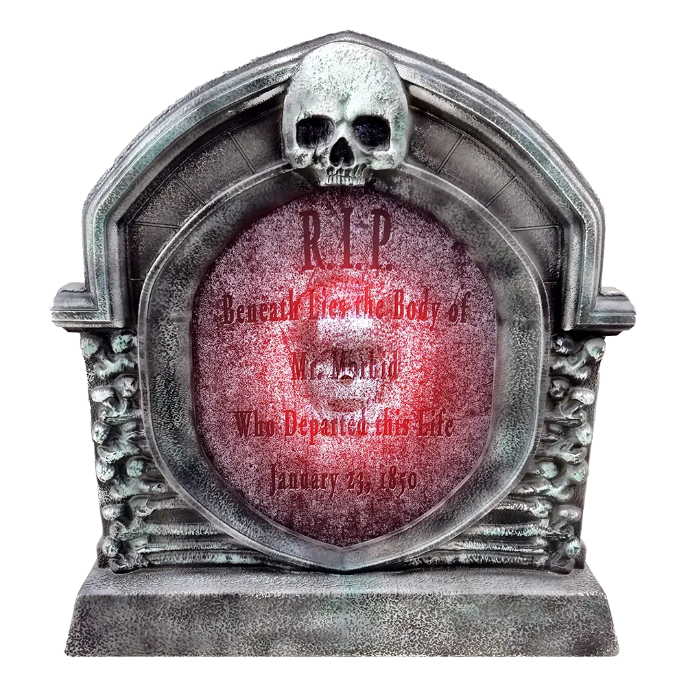 Halloween Dancing Skeleton Blow Mold Tombstone Graveyard Cemetery Home Decor Decoration Prop