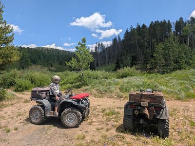 Four Wheelers and Trailer Combo