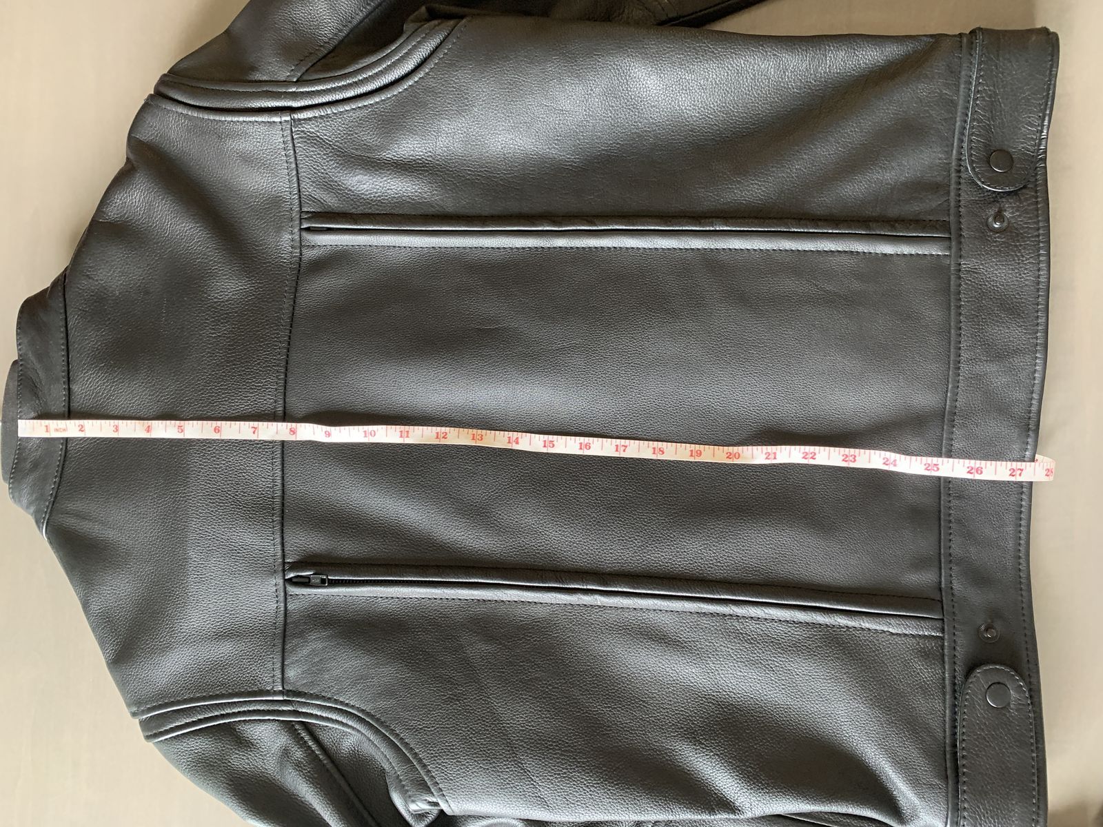 New leather medium jacket
