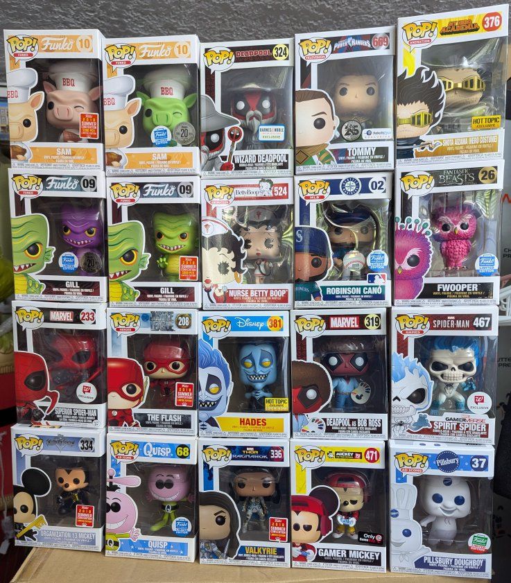 Funko Pop Lot of 102 pcs.
