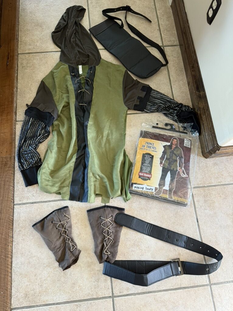 Prince Of Theives Robin Hood Costume Adult One Siz