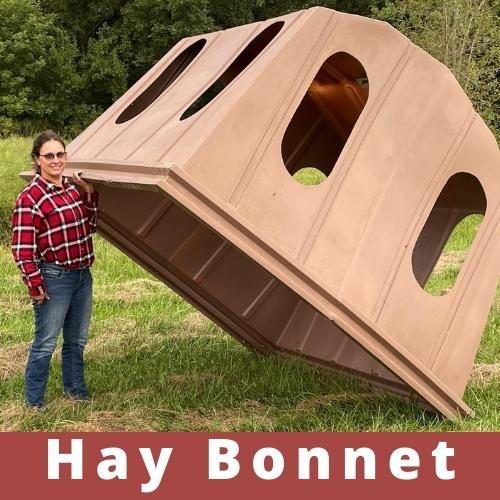 Hay Bonnet Hay Feeder!