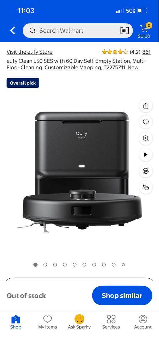 Eufy robot vacuum