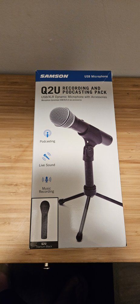 Audio Recording equipment (mic kit, boom, studio monitor headphones, pop filter