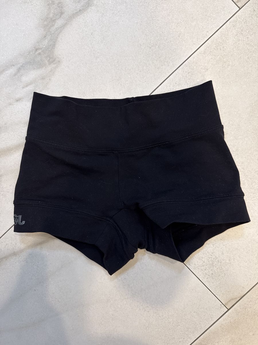 Jo& Jax size medium child, black bandit shorts.
