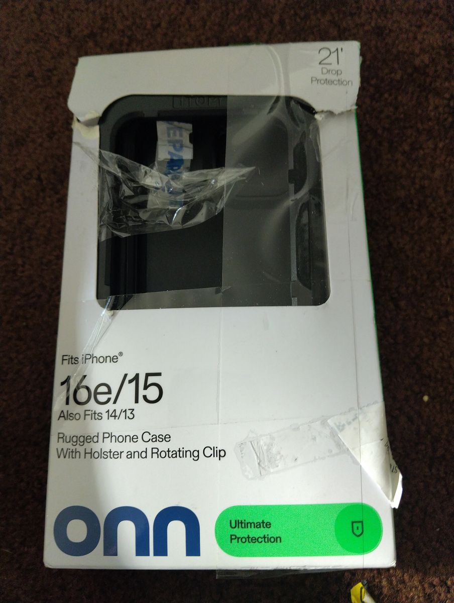 Onn Rugged iPhone  13-16 Case