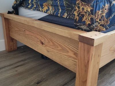 solid wood bed frames