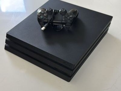 Sony PlayStation 4 Pro 1TB Console with PSVR Headset & Camera, Black, Used