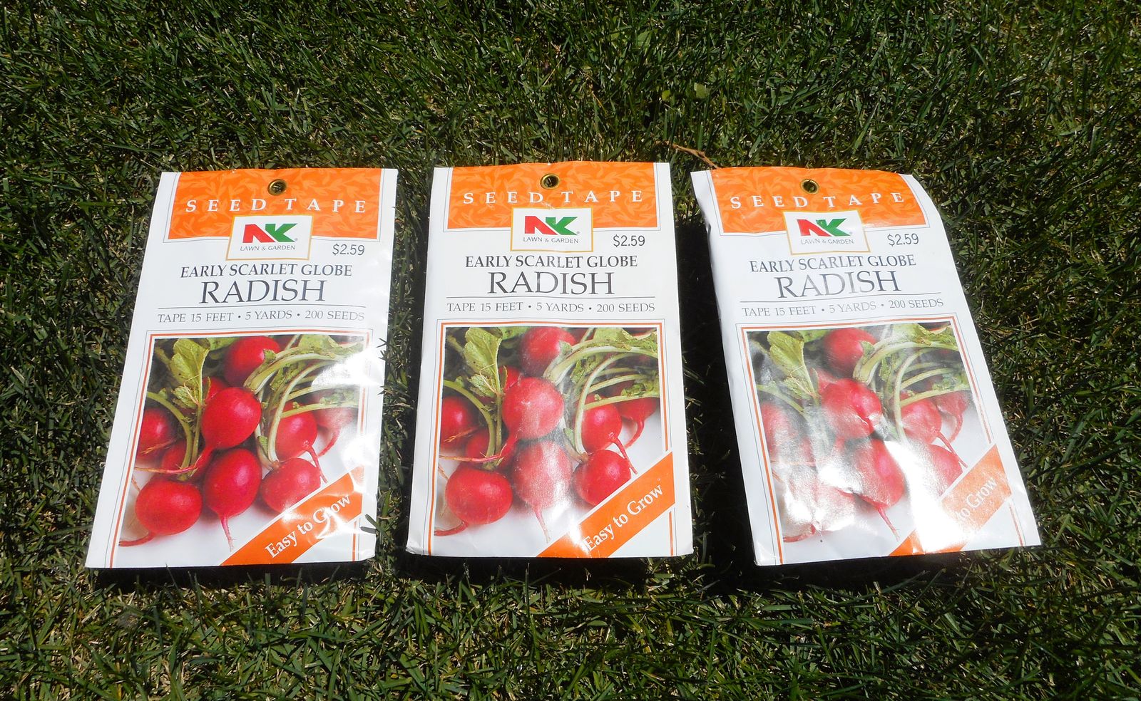 New! Radish Seed Packets