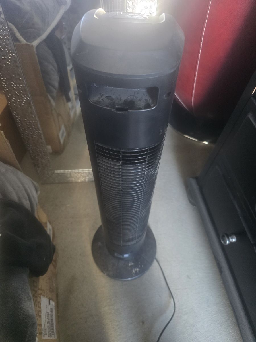 Rotating fan with remote