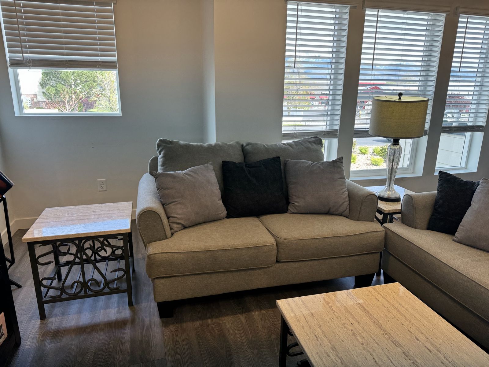 COUCH AND COFFEE TABLES