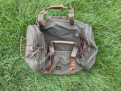Kodiak 55L Nomad Canvas Duffel Pewter Green
