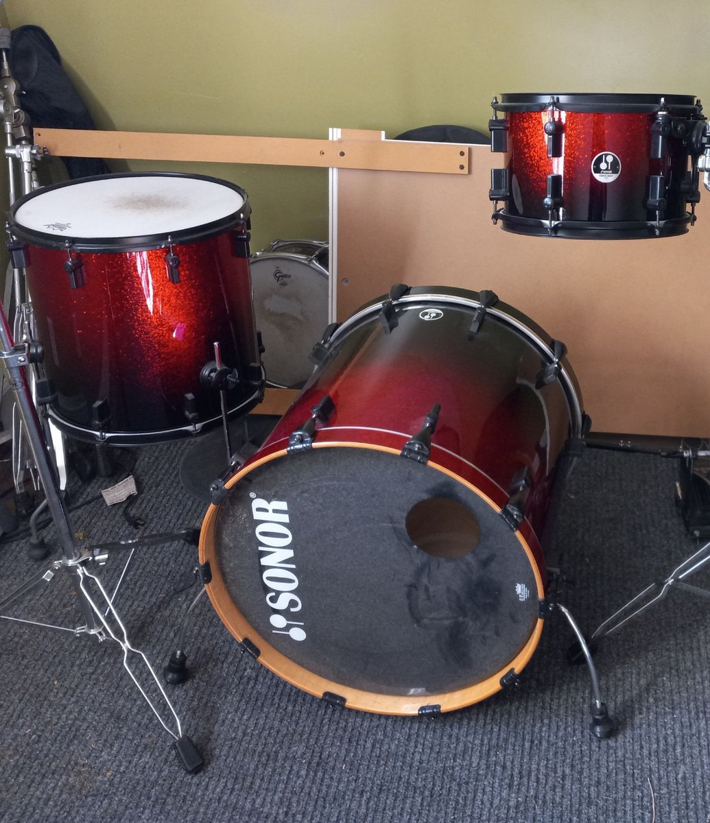 Sonor force 3007 maple drums