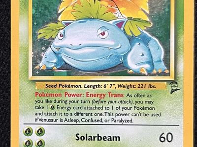 (LP) Venusaur 18/130 Holo - Pokemon Base Set 2