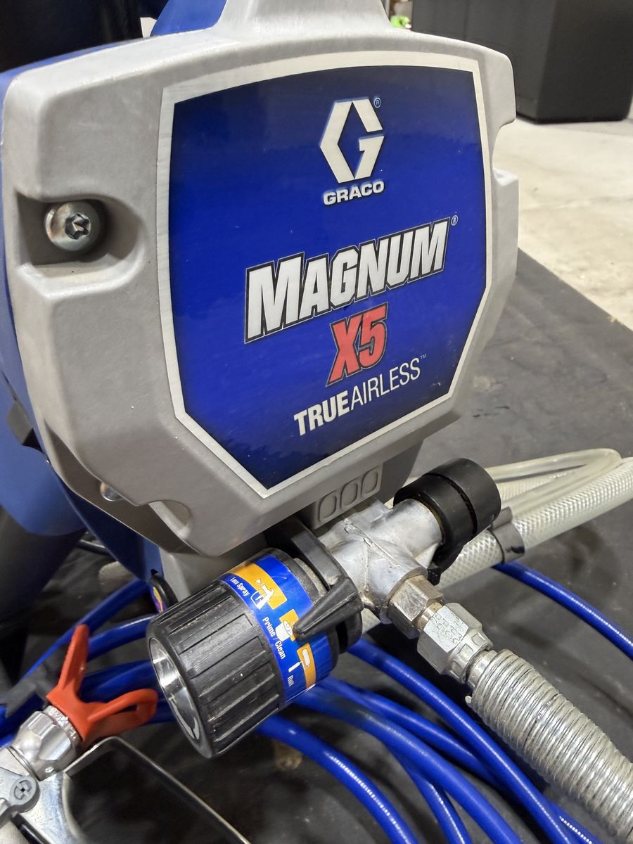 Magnum X5 airless sprayer Out of the box 