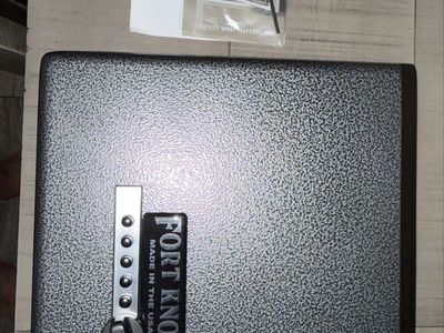 Fort Knox Pistol Box Handgun Safe with Simplex Push Button Lock