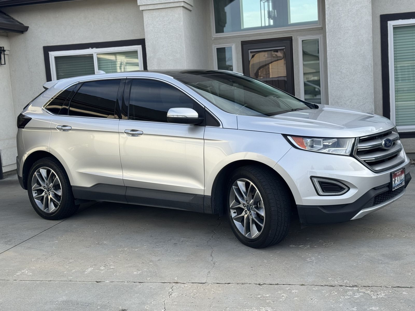 2015 Silver Ford Edge Platinum Titanium Sport AWD