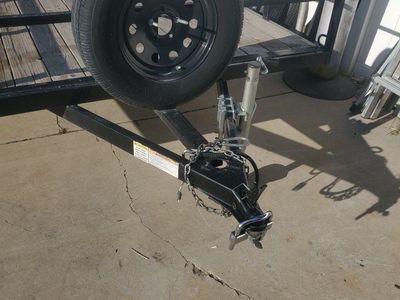 Workhorse Trailers Utility Trailer with Mounted Spare 7 x14