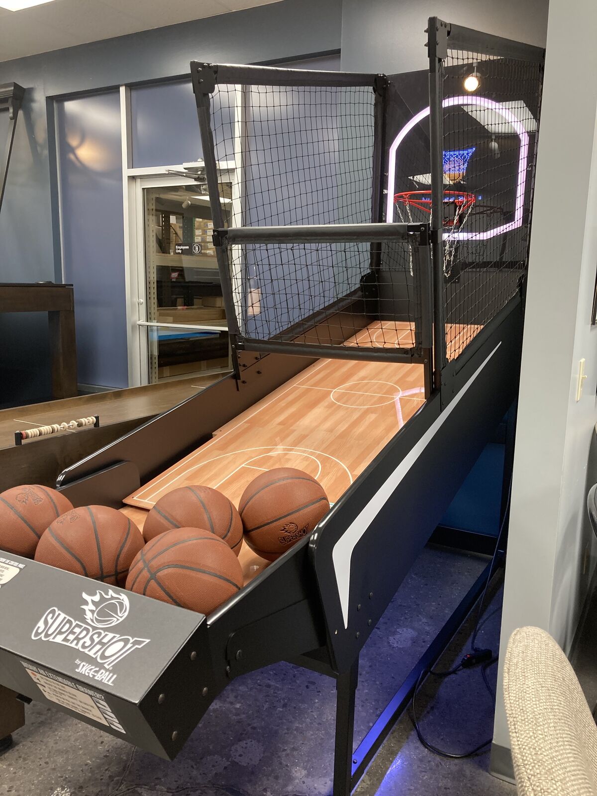 Skeeball Super Shot Basketball Machine!