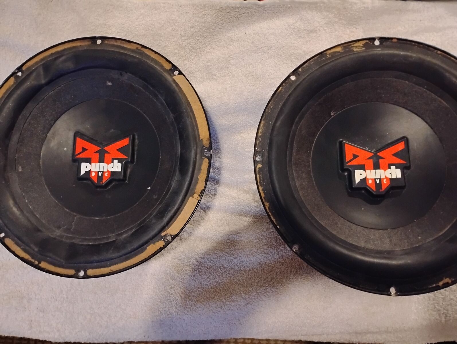 Vintage Rockford fosgate punch dvc 10 inch subwoofers