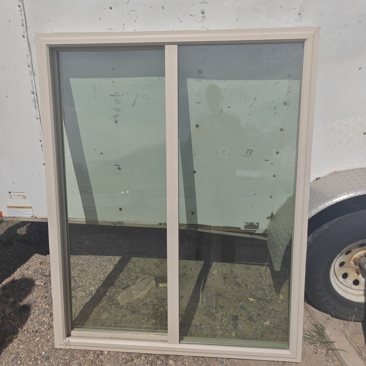 used light tan window