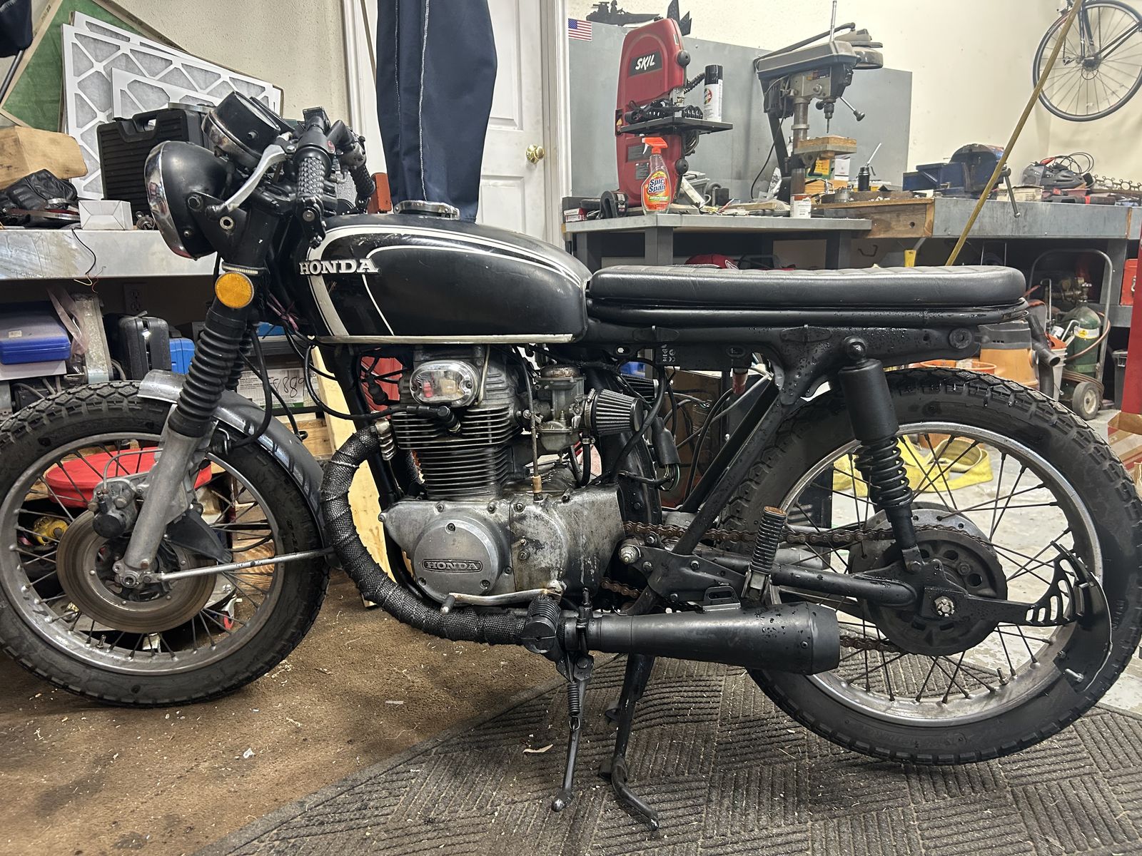 1973 Honda CB350 Cafe Racer