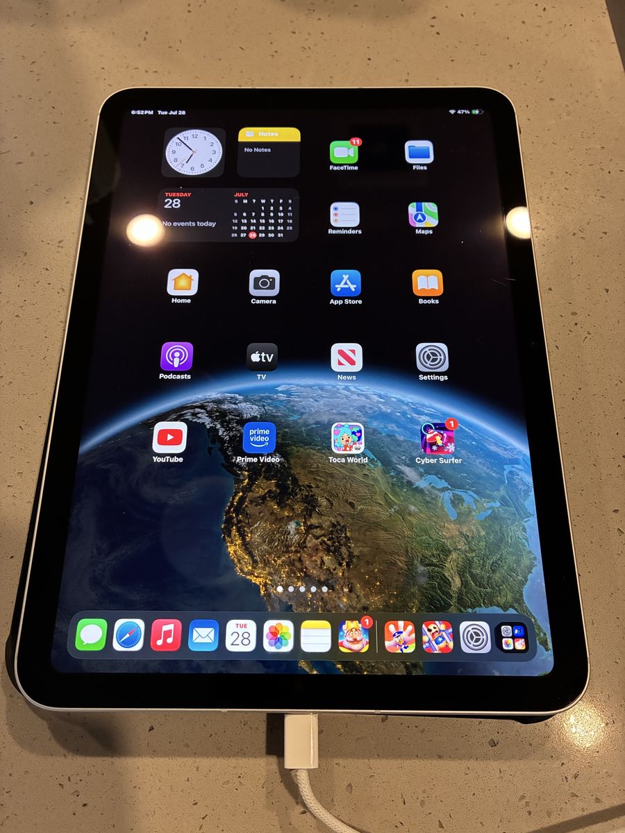 Silver Apple iPad 10th Gen WiFi & Cellular 256 GB