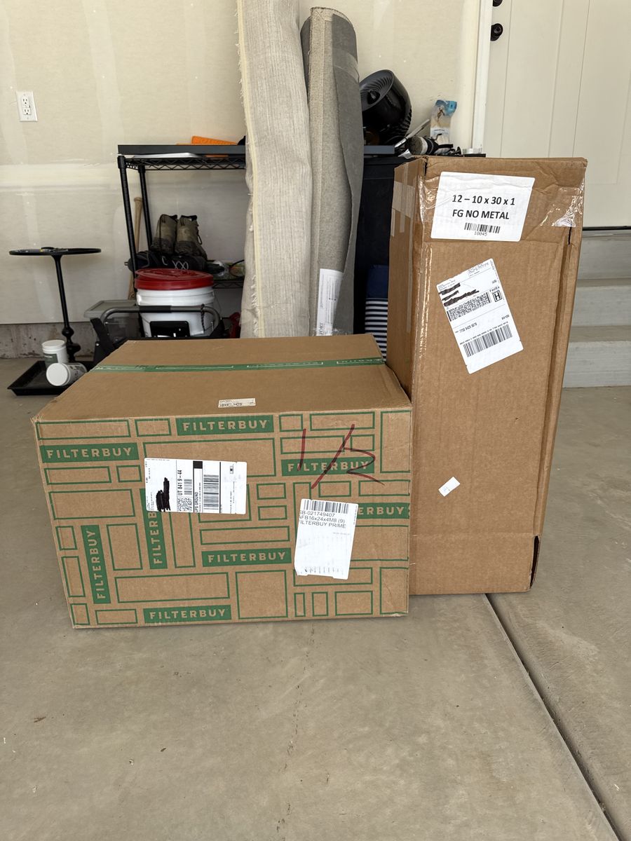 Filterbuy pre-Filter 12x30x1 -and 3 Filters 16x24x4