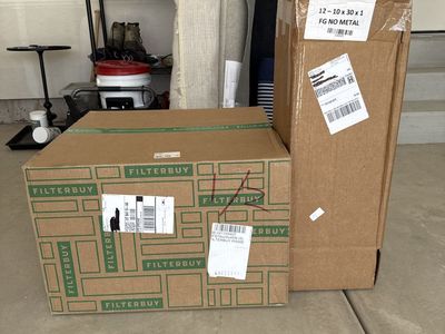 Filterbuy pre-Filter 12x30x1 -and 3 Filters 16x24x4